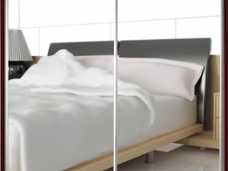 Шкаф купе Классик-1  Зеркало 1300*2100*600 двухдверный