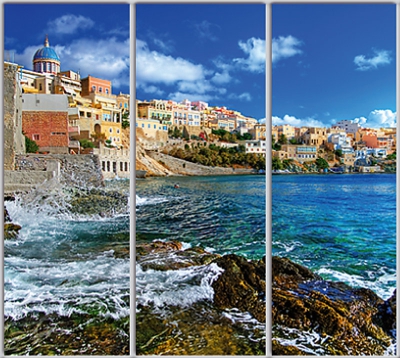 Шкаф купе Стандарт-1 Архитектура-125 2200*2200*600 трехдверный