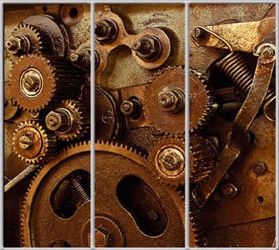 Шкаф купе Стандарт-1 Ретро-29 2300*2400*600 трехдверный