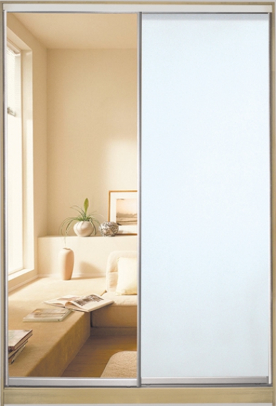 Шкаф купе Стандарт-1  Зеркало/Зеркало с Пескоструем 1000*2000*450 двухдверный