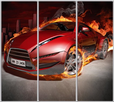 Шкаф купе Стандарт-1 Транспорт-26 2200*2400*600 трехдверный