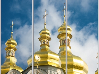 Шкаф купе Стандарт-1 Архитектура-85 2300*2100*600 трехдверный