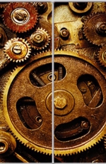 Шкаф купе Стандарт-1 Ретро 1000*2200*450 двухдверный