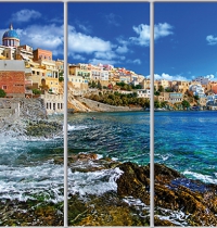 Шкаф купе Стандарт-1 Архитектура-125 2200*2200*600 трехдверный