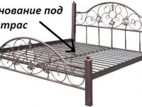 Металлическая кровать Стелла 140_190*200 см
