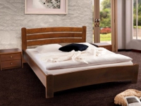 Кровать деревянная София Люкс 180_190*200 см Тёмный орех