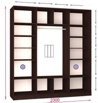 Шкаф купе Стандарт-1 Транспорт-20 2300*2400*600 трехдверный