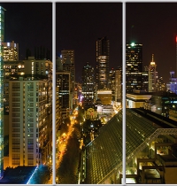 Шкаф купе Стандарт-1 Архитектура-150 2300*2300*600 трехдверный