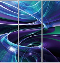 Шкаф купе Стандарт-1 Абстракция-6 2200*2300*600 трехдверный