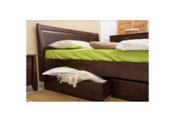 Ліжко дерев'яне Siti / Сіті з ящиками Фільонка