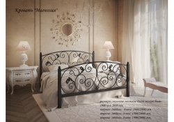 Металеве ліжко Magnolia / Магнолія