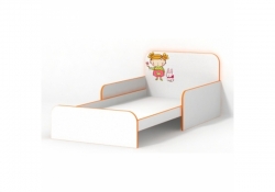 Кровать детская Mandarinka / Мандаринка с бортиками