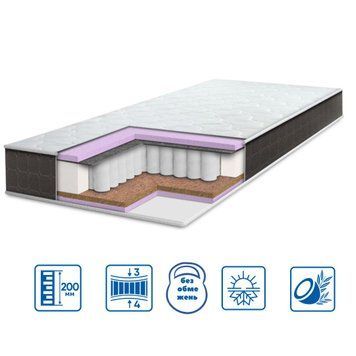 Матрац Eurosleep BRAVE "spring 2 в 1" - 700х1900 79446115 фото